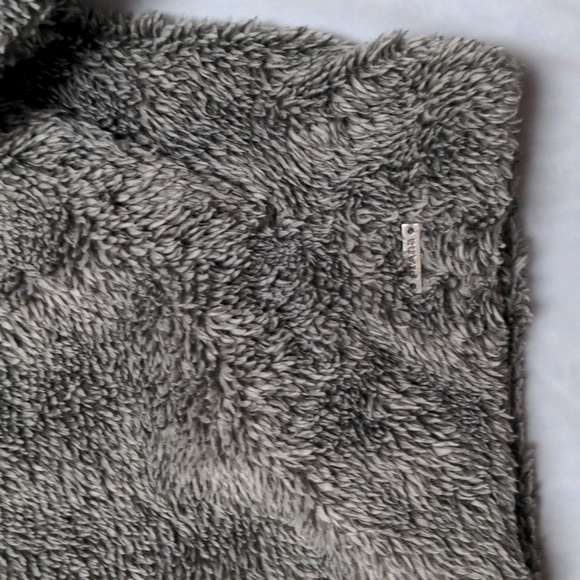 Prana Gray Permafrost Half Zip Fleece Hoodie Size Small - Picture 3 of 6